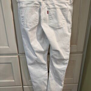 Levi's White Skinny Pants